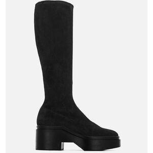 Clergerie Paris nova suede strech black boots